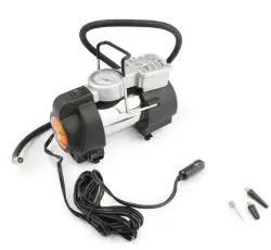 Компрессор 12V, 15А (35л/мин., 10атм.,160Вт, с фонариком)