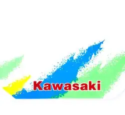 Наклейки (набор) KAWASAKI (29х14см) (#0768)