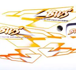 Наклейки (набор) BWS (оранжевые) (#7311)