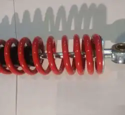 Моноамортизатор мото   255mm   белая пружина   FLD
