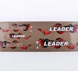 Наклейки   (набор) LEADER   (48х16см, бронзовые) EVO