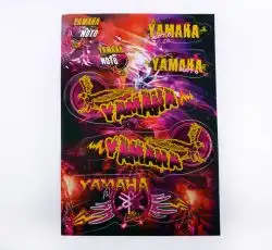 Наклейки   (набор) Yamaha   (33х22см, разноцветные) EVO