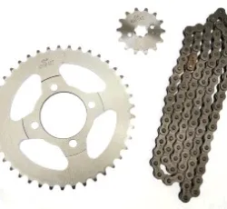 Звезды трансмиссии (пара) Delta 420-14T + 420-41T (+цепь 98L) KOMATCU