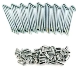 Спица колеса   МТ, ДНЕПР   (короткая) (L-125mm, D-4.5mm) (36 шт)  JING
