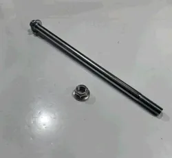 Ось колеса   заднего Delta (L-240mm, D-12mm) (+втулка, гайка)   MIS