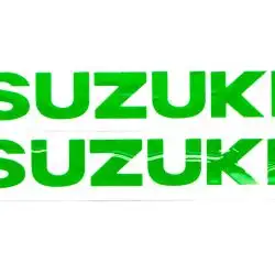 Наклейка буквы SUZUKI (19х5см, 2шт, зеленый) (#HCT10001)