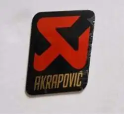 Наклейка на глушитель   AKRAPOVIC   (mod:2)   118