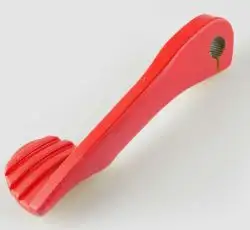 Ножка кикстартера универсальная (стайлинговая) (красная) RIDE IT (mod:4)