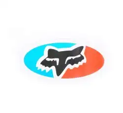 Наклейка логотип FOX (9x5см) (#4904)