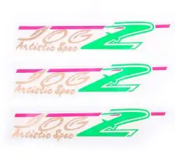 Наклейки (набор)   Yamaha JOG ARTISTIC SPEC   (22х5см 3шт)   (#1207)