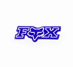 Наклейка   логотип   FOX   (7x1см, 20шт, синий)   (#4907)