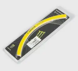 Наклейка на колесо 18 MONSTER ENERGY (желтая, светоотражающая) GJCT