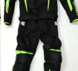 Костюм дорожный  (черно-зеленый size M) ) (куртка+штаны) VV
