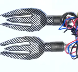 Поворот светодиодный, трезубец   (LED, карбон, тюнинг)   JS