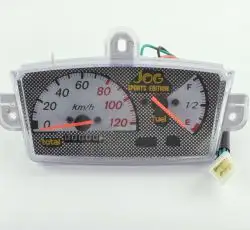Панель приборов (в сборе)   Yamaha JOG   (120км/ч, серебро, sport edition) (mod:MY-214)