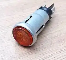 Глазки в панель приборов (красный с лампочкой) МТ, ДНЕПР, УРАЛ, К-750 VDK