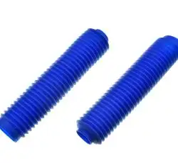 Гофры передней вилки (пара)   универсальные   L-330mm, d-40mm, D-55mm   (синие)   MZK