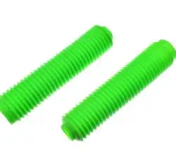 Гофры передней вилки (пара)   универсальные   L-325mm, d-40mm, D-55mm   (зелёные)   MZK