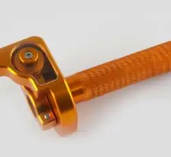 Ручка газа короткоходная (тюнинг)   (желтая)   RIDE IT