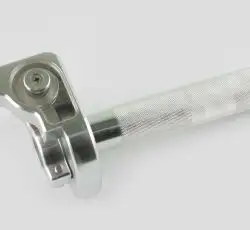 Ручка газа короткоходная (тюнинг)   (серебристая)