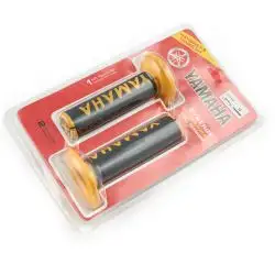 Ручки руля (черно-желтые) YMH