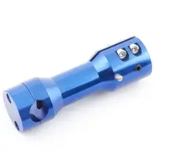 Крепление открытого руля на скутера (синие, посадочное место под руль Ø23mm, под траверсу Ø22mm) KOMATCU