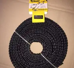 Леска мотокосы   Ø5,0mm, 60 метров   (косичка, черная)