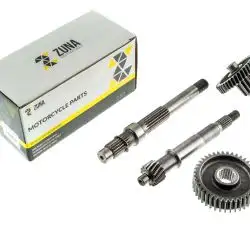 Редуктор (в сборе) 4T GY6 125/150 (длинный, под два амортизатора) ZUNA
