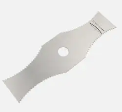 Нож мотокосы   2T   (L-305, h-1.6, Ø25.4 mm)   (нержавейка, с зубьями)   MANLE