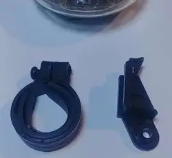 Стоп-сигнал (в сборе)   велосипедный   (универсальный) (LED, серый)   (mod:JY-154R-1)   DS