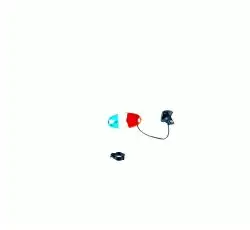 Сигнал велосипедный с подсветкой   Police   (красно- синий) (mod:JY-325)   DS
