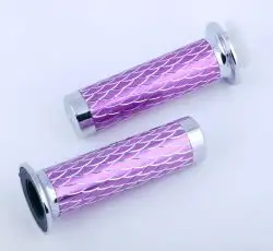 Ручки руля чешуя сиреневые   (L-140mm, D-50mm)   DVK
