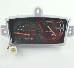 Панель приборов (в сборе) Yamaha JOG Z NEXT ZONE (120км/ч, черная) (mod:MY-123)