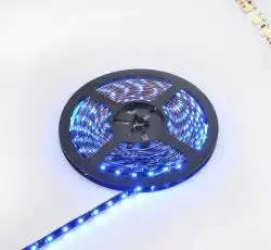Лента светодиодная SMD 3528   (синяя, влагостойкая, 60 крист/1м, бухта 5м)