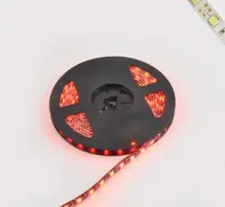 Лента светодиодная SMD 5050   (красная, влагостойкая, 60 крист/1м, бухта 5м)