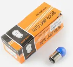 Лампа S25 (двухконтактная)   12V 10W/5W   (стоп, габарит)   (синяя)   ORANGE BOX