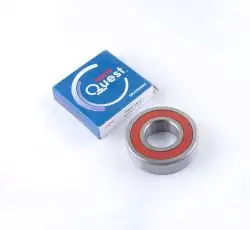 Подшипник коленвала м/б 6308-2RS 40*90*23 (186F) QUEST