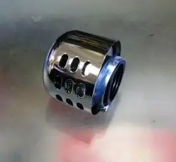 Фильтр воздушный (нулевик) Ø42mm, колокол (хром) VDK-2