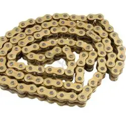 Цепь трансмиссии   428-118H   Honda CG150, Yamaha YBR125/RD/RDZ125   (жёлтая)   DGC