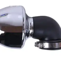 Фильтр воздушный (нулевик) Ø42mm, 90*, турбина (хром) AMG-2