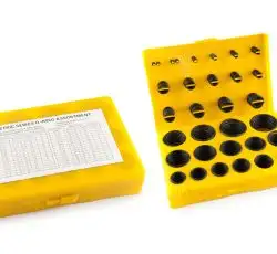 Кольца уплотнительные маслобензостойкие (комплект 382 шт, 3-45 mm)   QHK