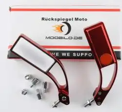 Зеркала   прямоугольные   mod:218, 8/10mm   (красные)   RED