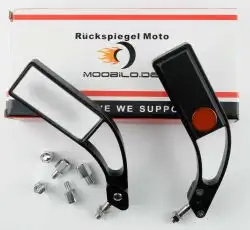 Зеркала   прямоугольные   mod:218, 8/10mm   (черные)   RED