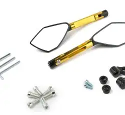 Зеркала (золотые, многоугольные, алюм., антиблик, переход., инструм.) KOMATCU