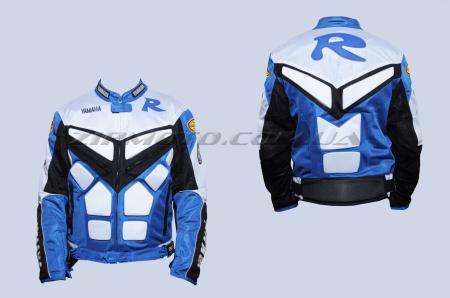 Мотокуртка текстиль   YAMAHA R   (size:XXL, синяя) - 10551