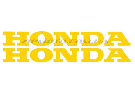 Наклейка   буквы   (mod:Honda  19х5см, 2шт, желтые)   (#HCT10002) - 11226