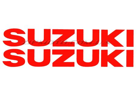 Наклейка   буквы   SUZUKI   (19х5см, 2шт, красные)   (#HCT10001) - 11237