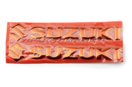 Наклейка   буквы   SUZUKI   (20х6см, 2шт, красные)   (#4752) - 11238