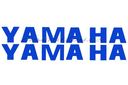 Наклейка   буквы   YAMAHA   (19х5см, 2шт, синие)   (#HCT10005) - 11242