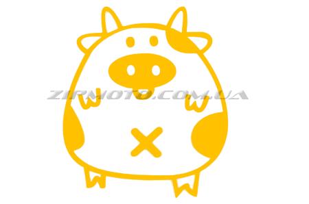 Наклейка   декор   PIG   (желтая)   (#HQ5) - 11402